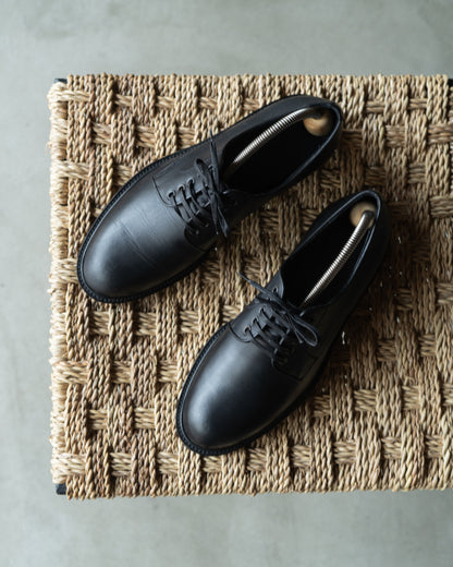 LOEWE plane toe leather dress shoes "made in italy"