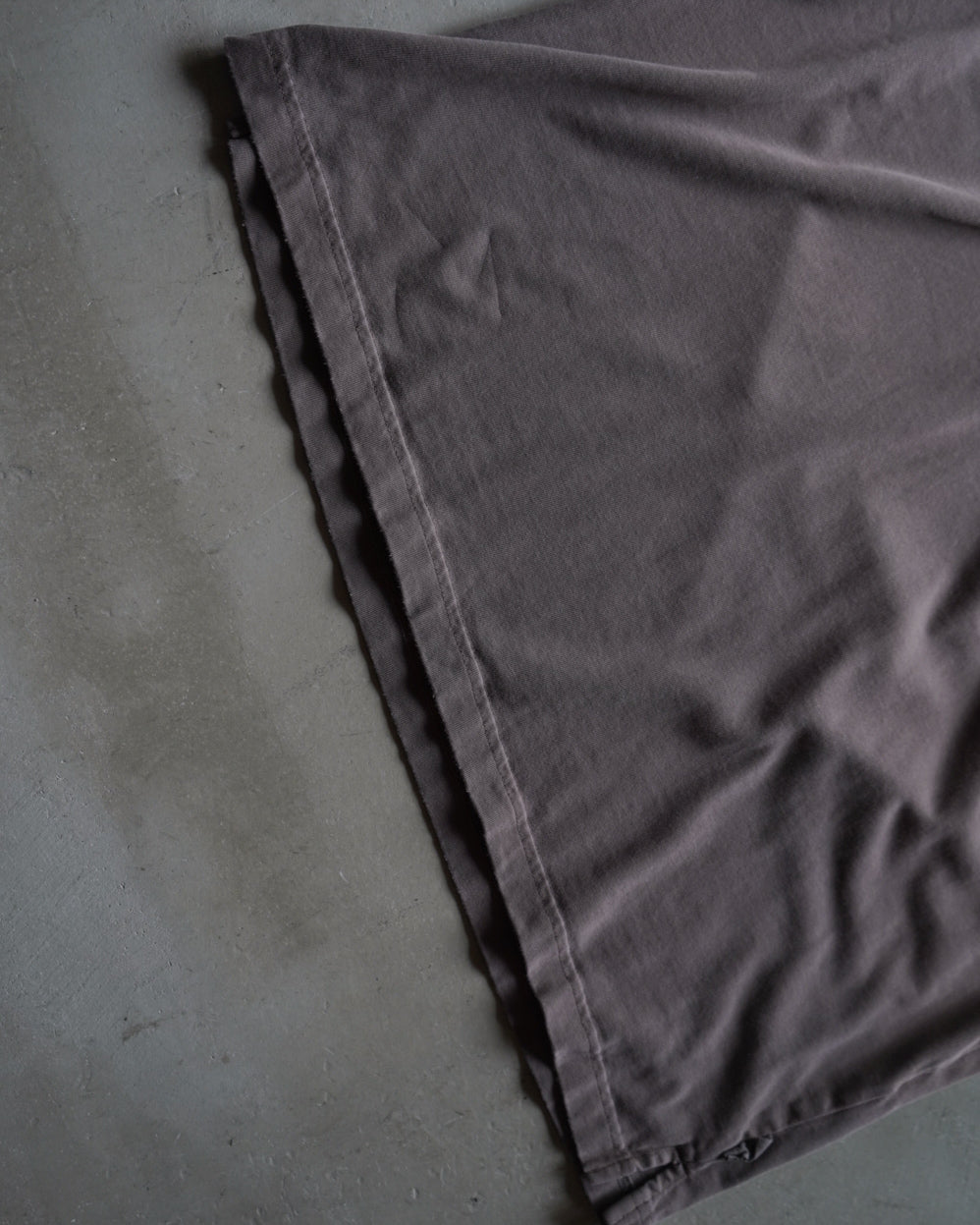 wool rich cotton sweat design long t-shirt