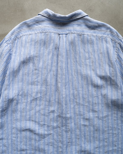 Ralph Lauren "Caldwell" linen open collar shirts