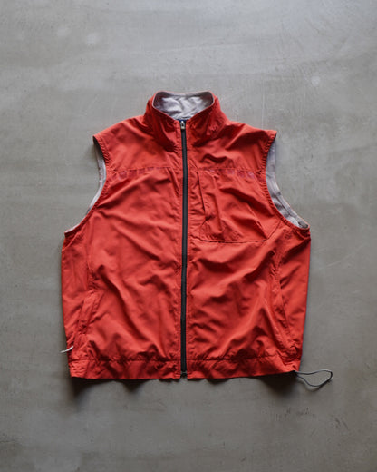GAP nylon zip-up mesh lining vest