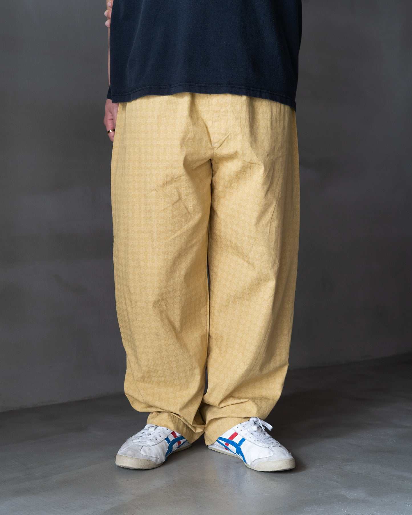 all pattern design mustard easy pants