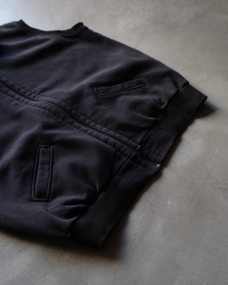 TRIKOPEN stand collar zip up vest