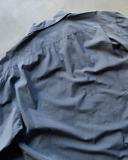 Eddie Bauer Open collar cotton check shirts