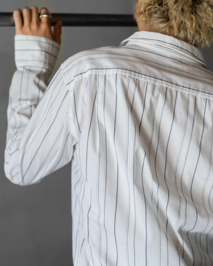 MONSIEUR NICOLE stripe design L/S shirt