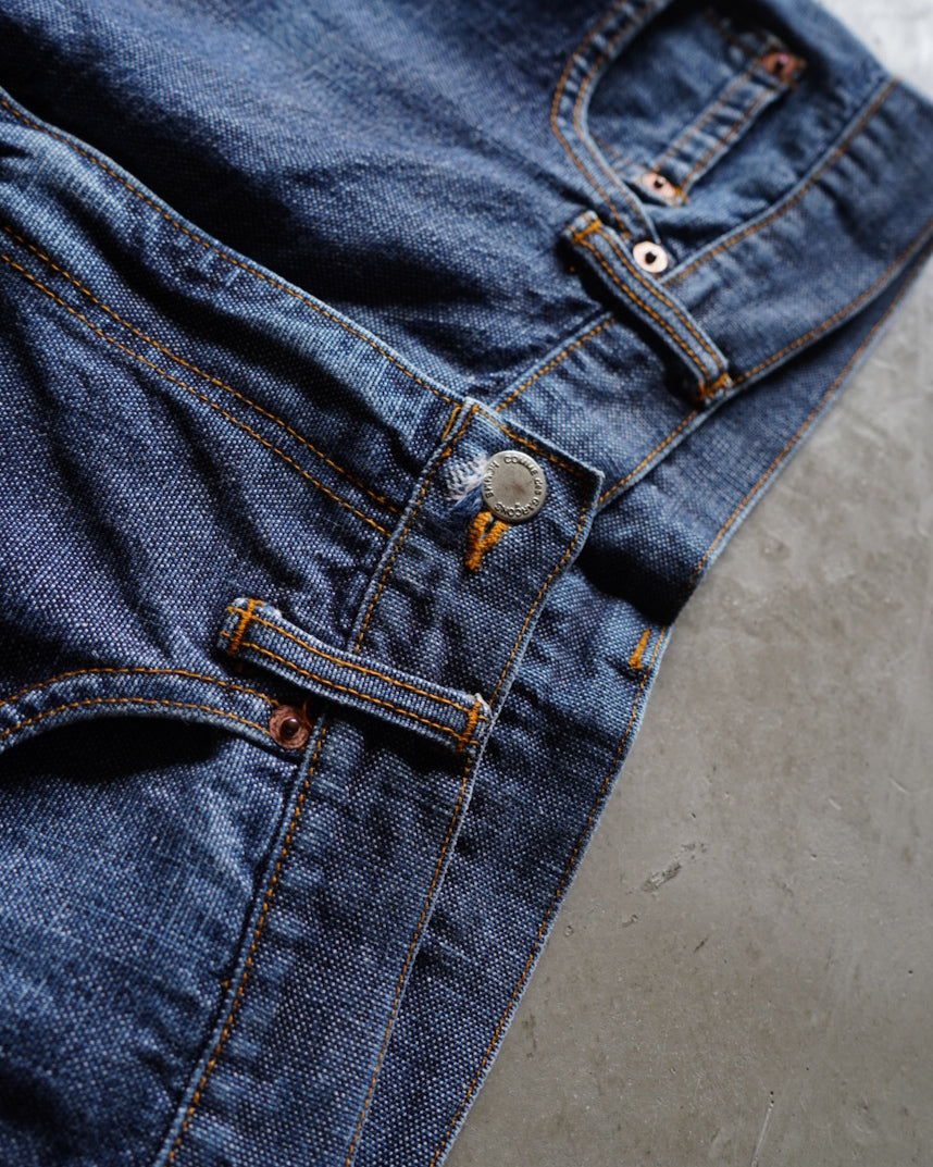 COMME des GARÇONS HOMME  straight silhouette denim pants