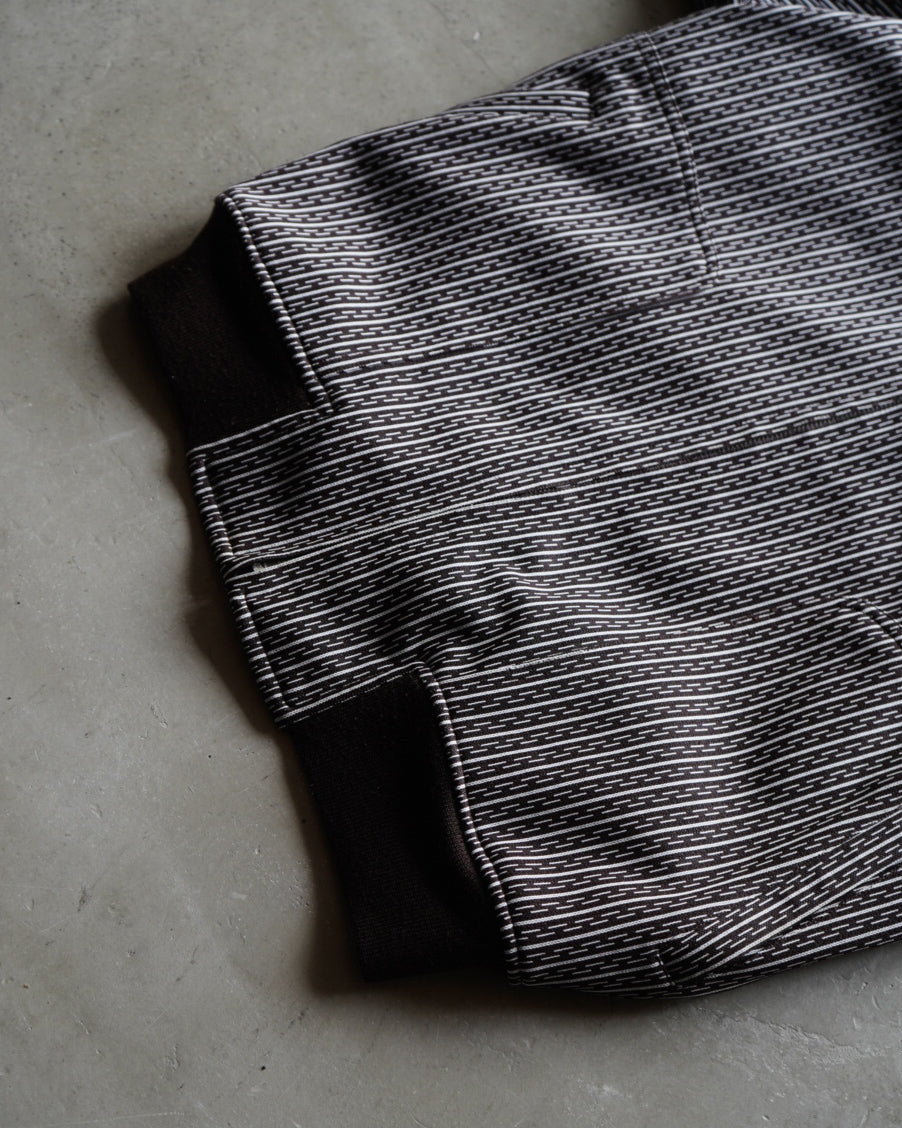 70s stripe design blouson jacket