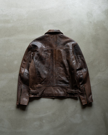 ALVIN YORK single leather jacket made in france