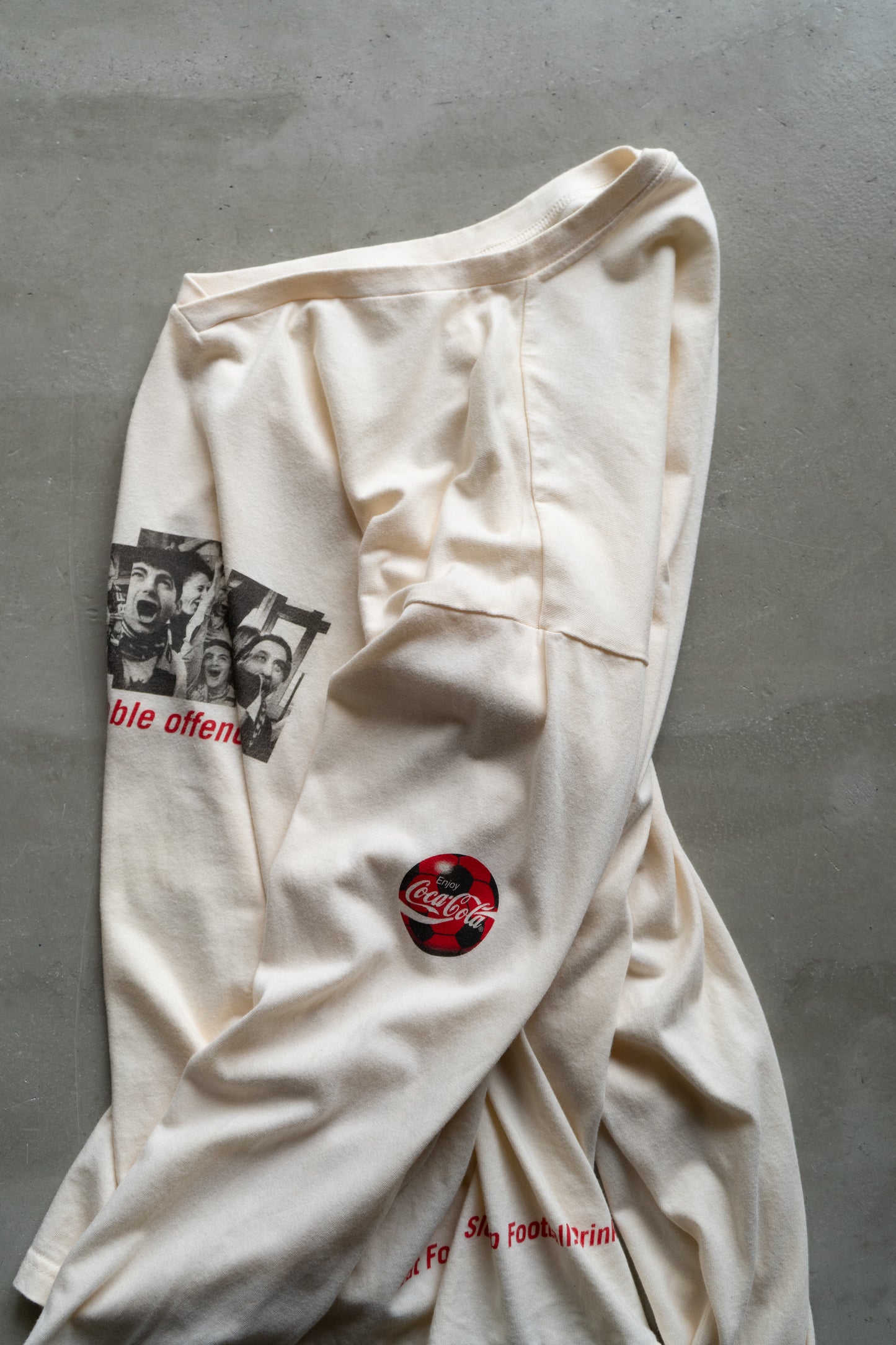 96's coca cola advertising tee