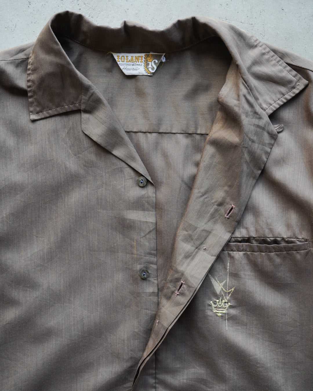 60s〜70s vintage open collar shirts