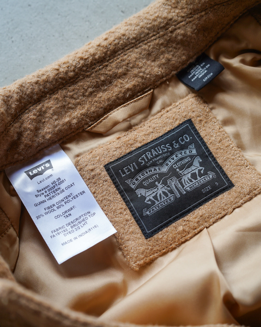 Levi's fleece short length jacket