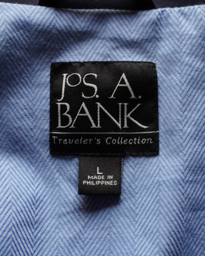 Jos. A. Bank Navy Minimum Zip-Up Jacket