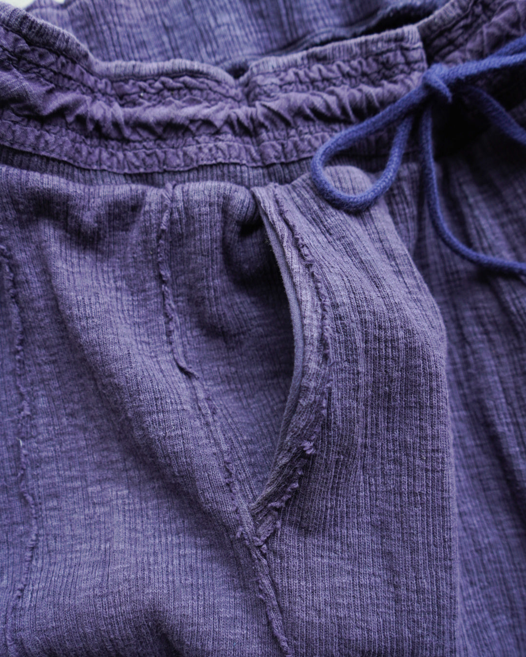 cotton wide flare easy pants for ladies