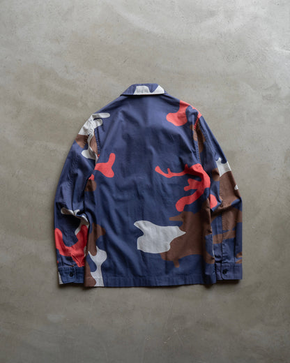 Hugo Boss Multi‑Color Abstract Camo Shirt