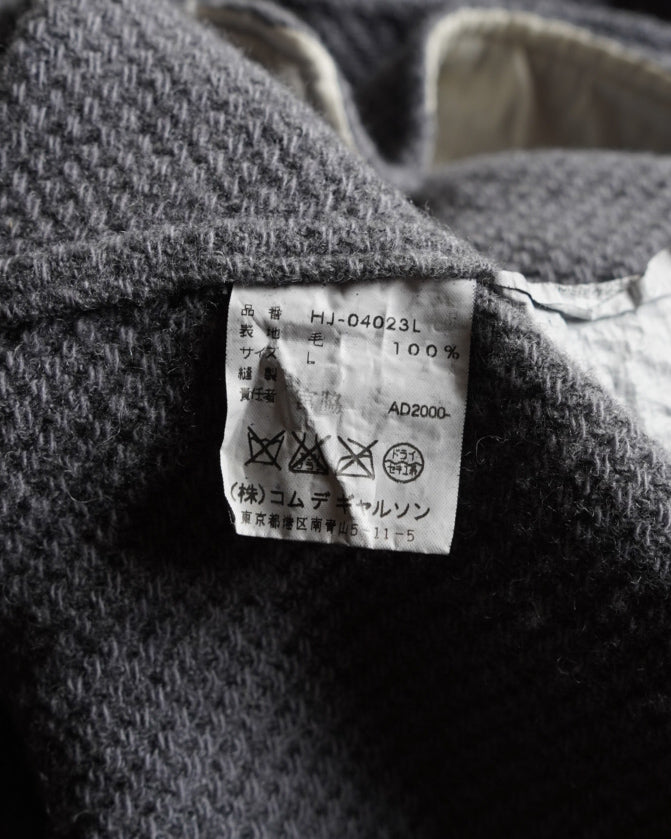 AD2000 COMME des GARCONS button up wool jacket