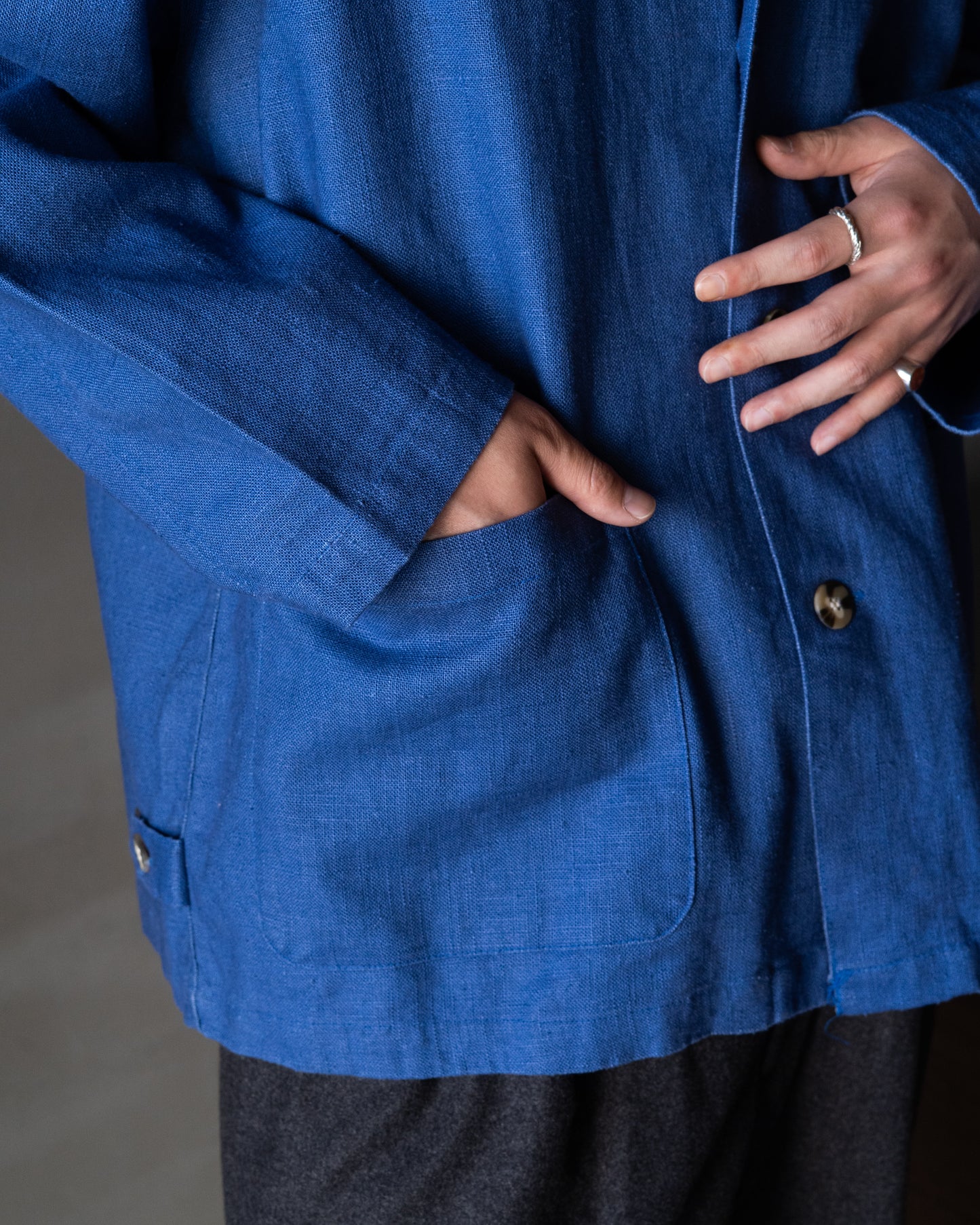 Euro Linen Work Jacket