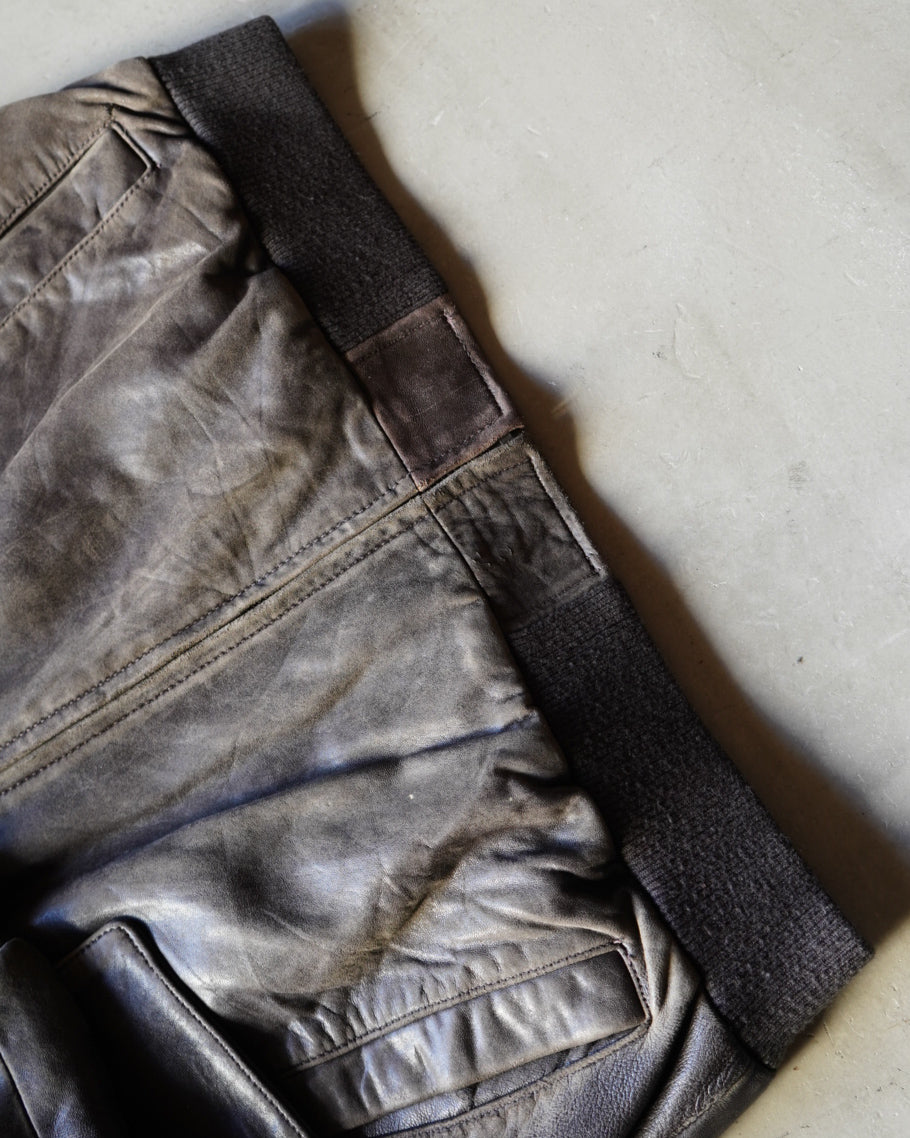 Sheep Leather flight type Bomber Jacket