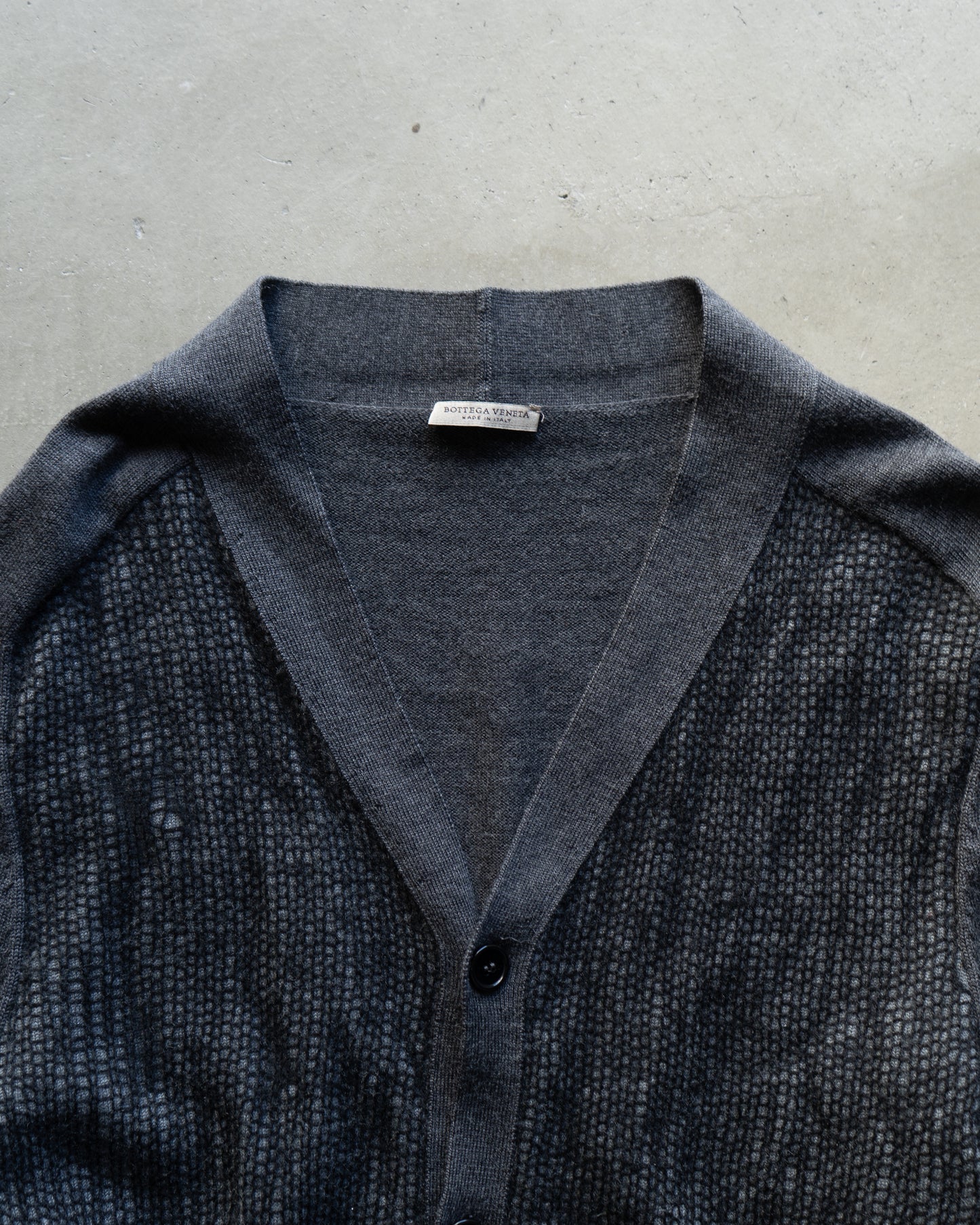 Bottega Veneta wool design cardigan"made in italy"