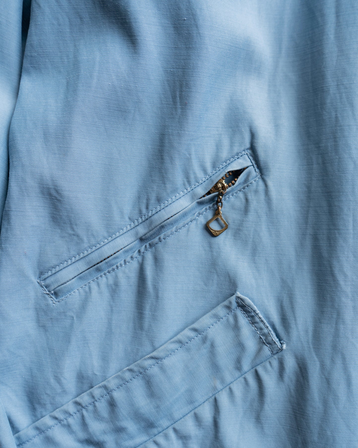 40's "McGREGOR" light blue drizzler Sport jacket