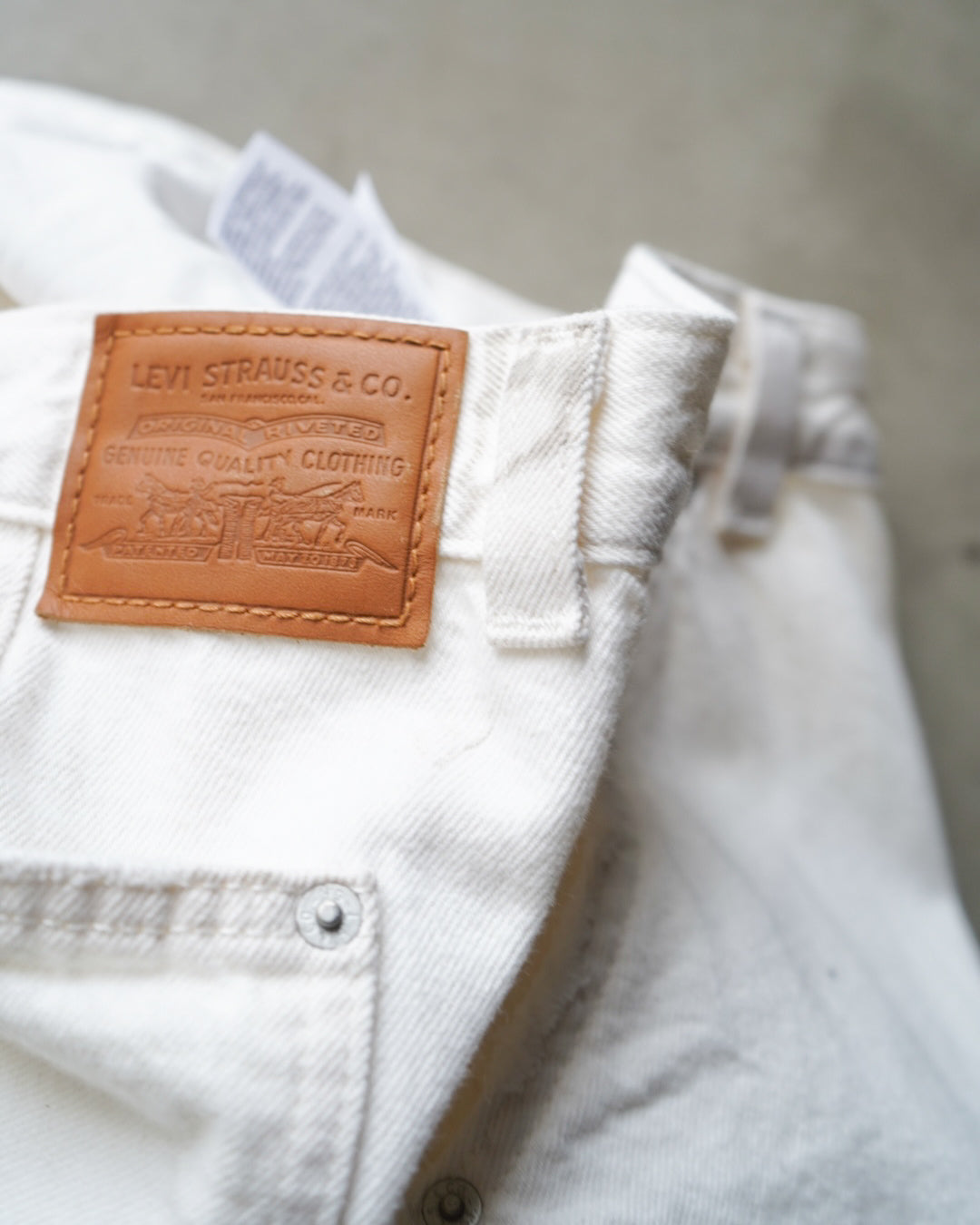 Levi's painter design loose straight silhouette denim pants