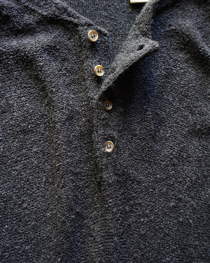 ICEBOX acryl nylon henry neck Knit made in USA