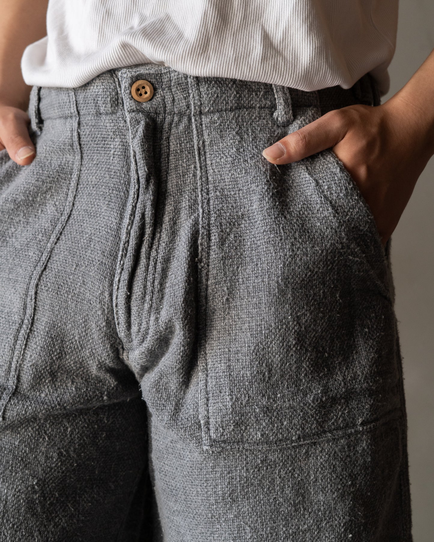 4 pocket Cotton Work Design Long Shorts