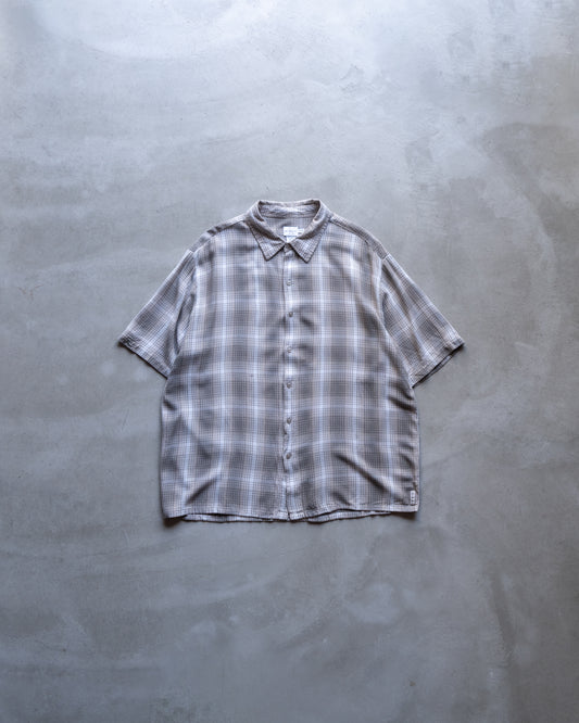Calvin Klein Jeans viscose ombre check s/s shirts