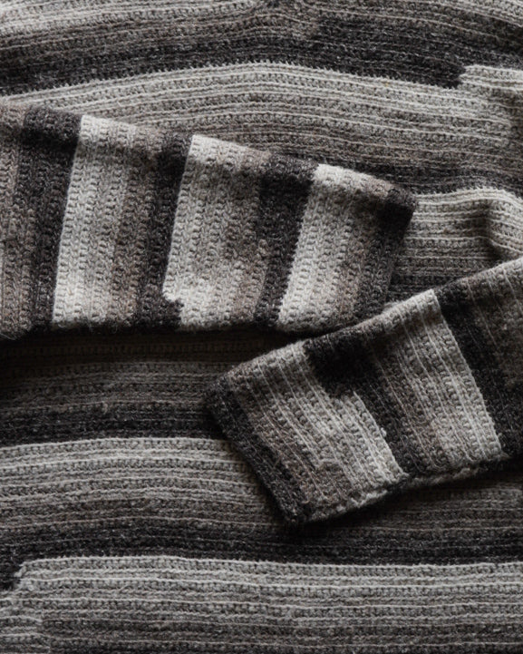 calvin klein gradation design v  neck knit  sweater