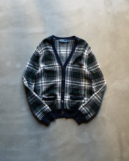 Ralph Lauren cashmere check cardigan