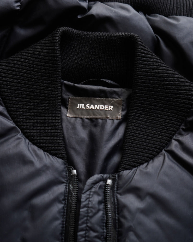 00s JIL SANDER bomber type down jacket