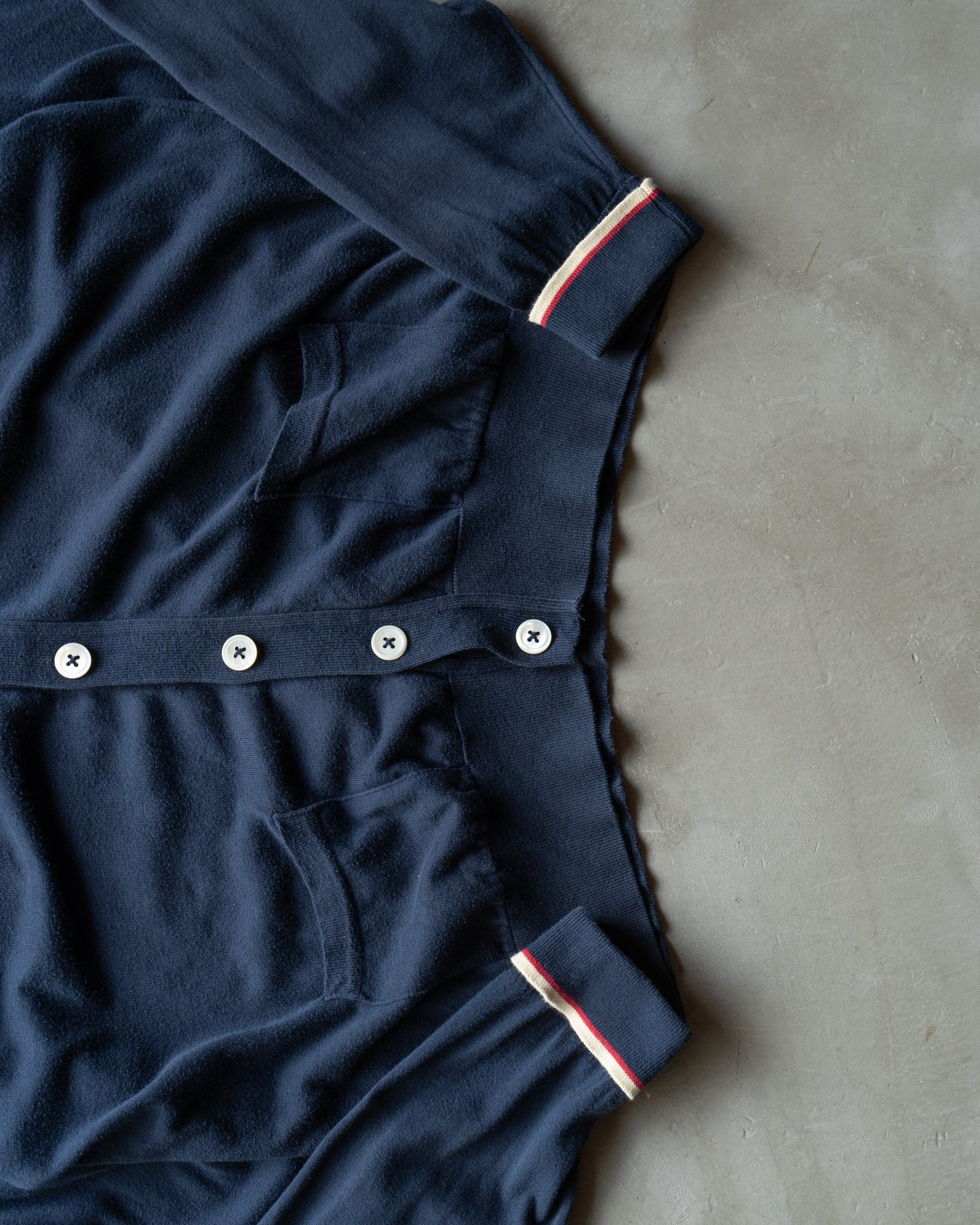 Ralph Lauren cotton design cardigan "made in Great Britain"