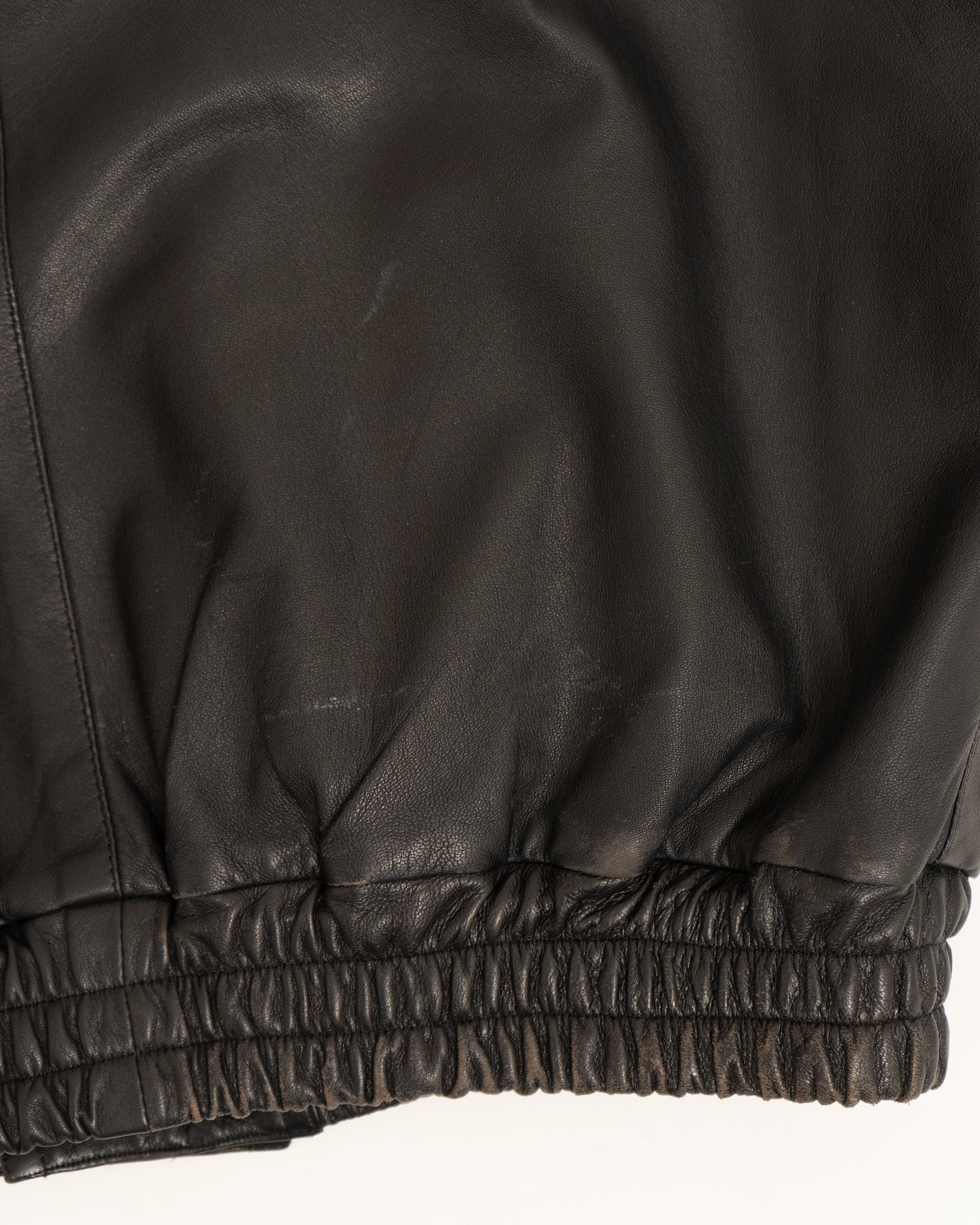LANVIN front fly design leather jacket