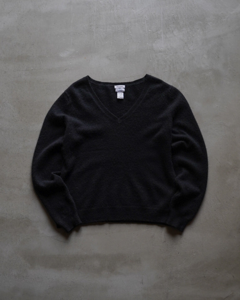 "ladies" JACLYN SMITH cashmere v neck knit sweater