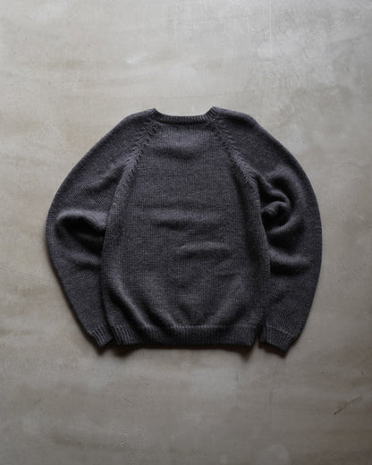 90s old gap raglan design wool v neck knit  sweater
