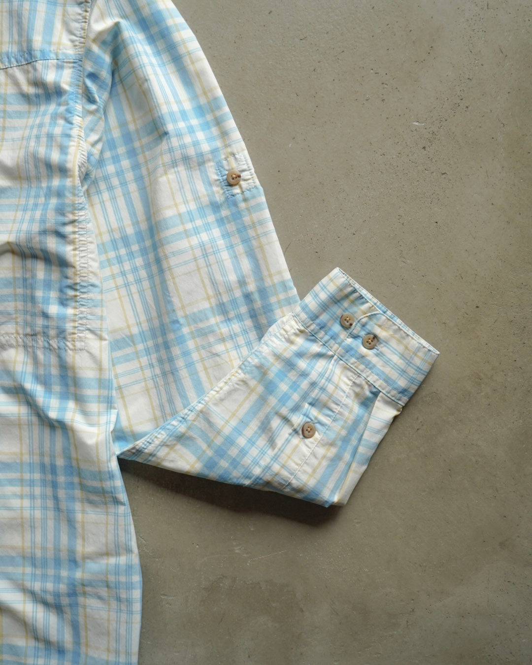 Patagonia plaid check pattern "Sun Stretch Long sleeve shirt"