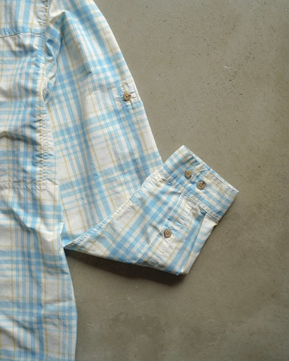Patagonia plaid check pattern "Sun Stretch Long sleeve shirt"