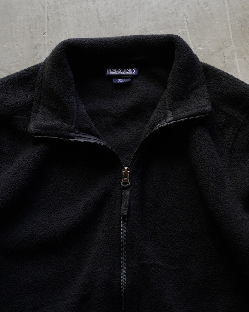 Lands’ End full zip fleece jacket