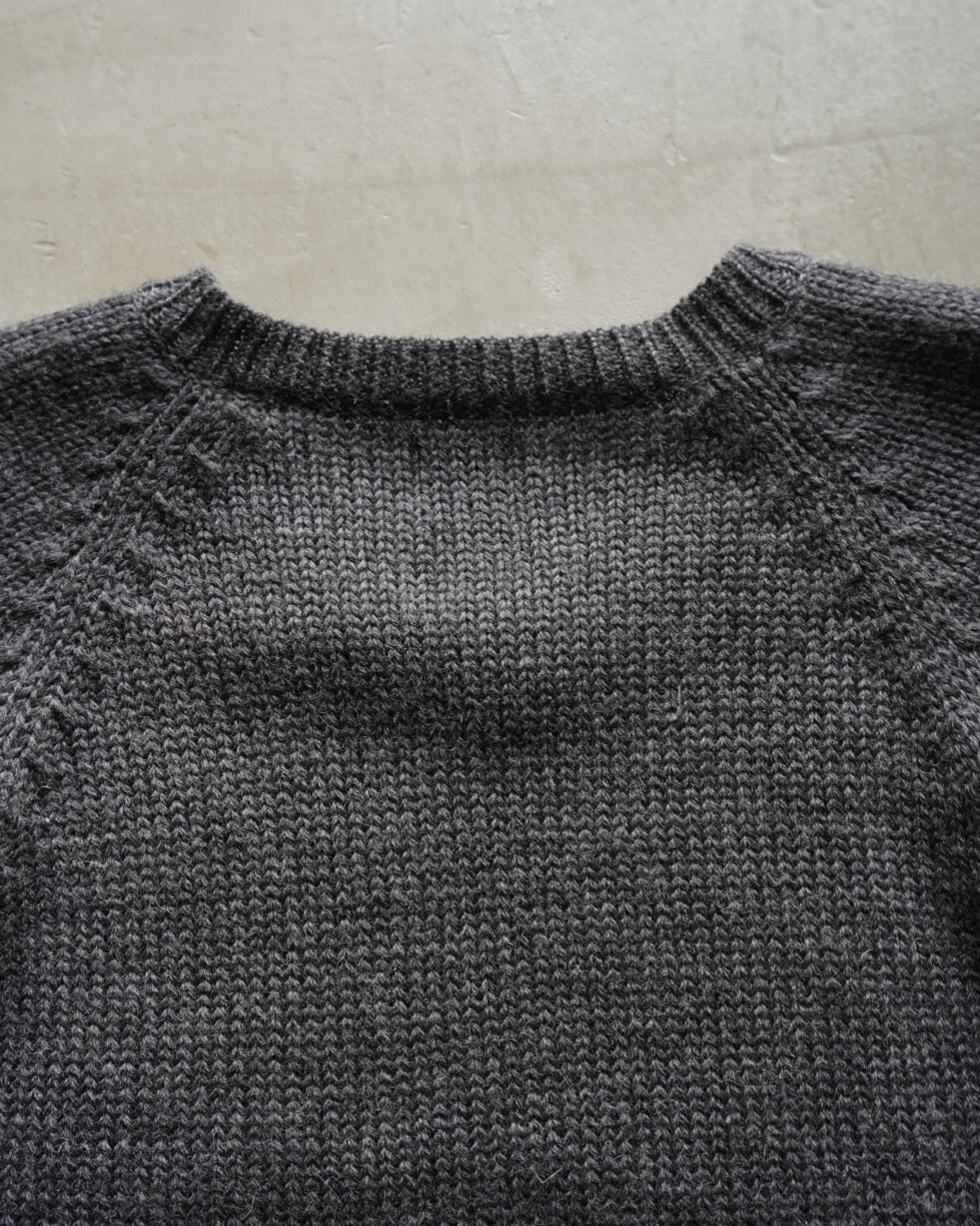 90s old gap raglan design wool v neck knit  sweater