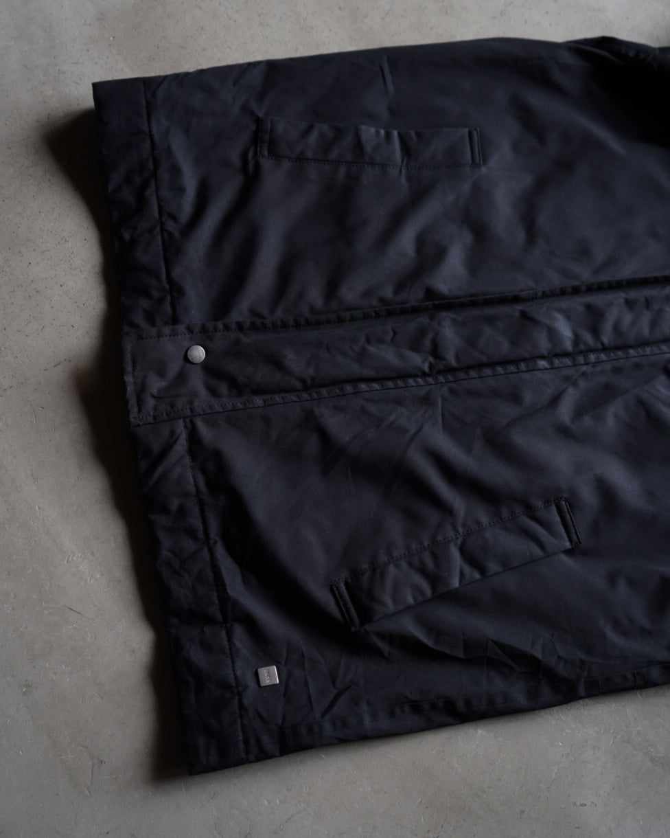 HUGO BOSS stand neck fly front design jacket