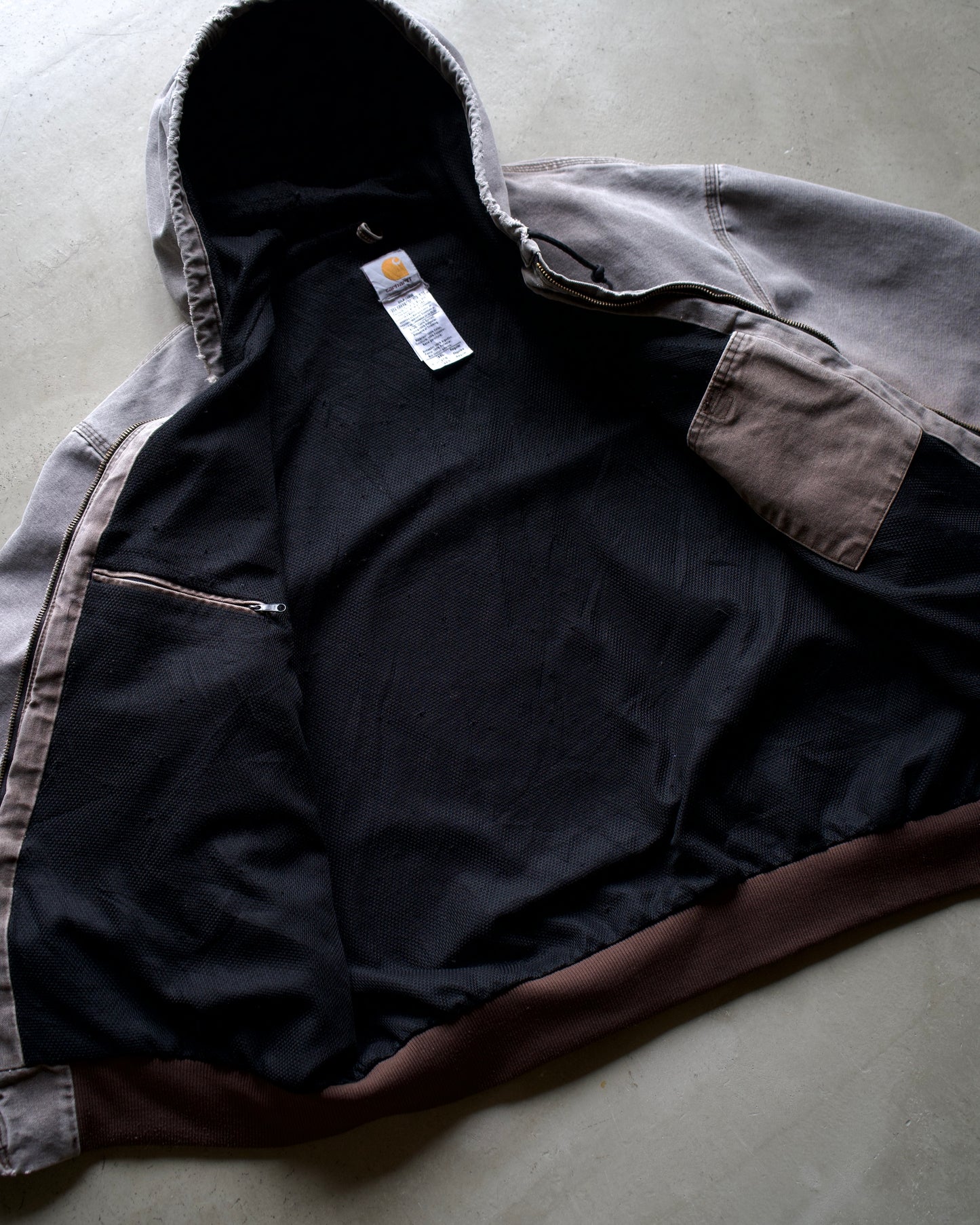 Carhatt Faded Destroyed Active Parka Jacket