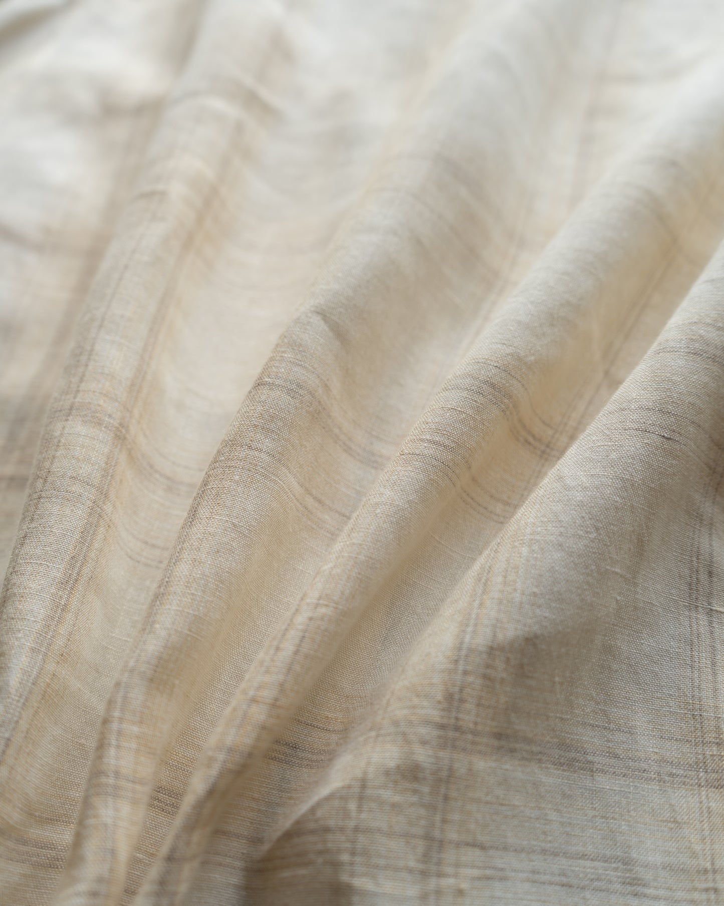 HERMES linen check design shirt jacket