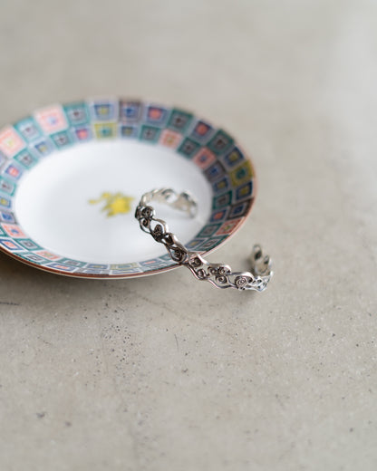 DICT×IRO "Kutaniyaki" design silver 925 bangle