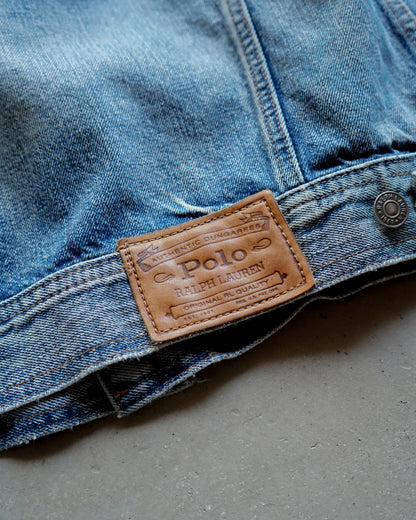 Ralph Lauren damaged denim jacket