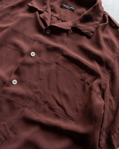 AD2002 comme des garçons homme plus see through s/s shirts