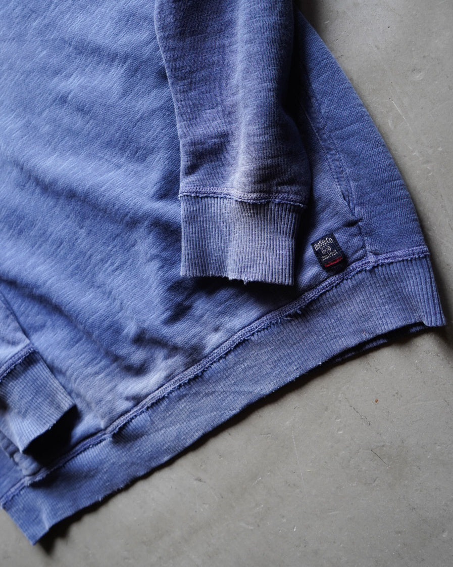 DIESEL vintage processing V-gusset sweatshirt