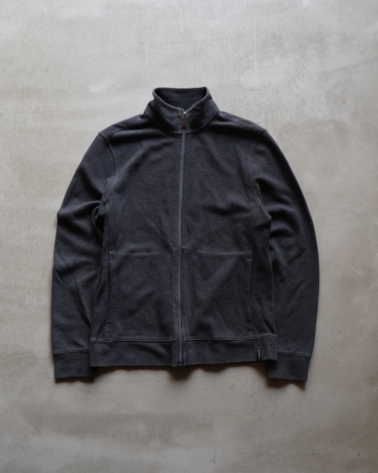 90s Perry Ellis thermal zip-up jacket