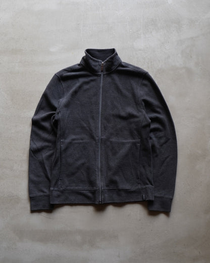 90s Perry Ellis thermal zip-up jacket