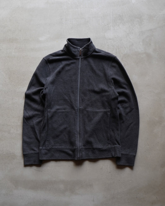 90s Perry Ellis thermal zip-up jacket