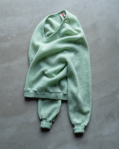 60's Puritan mohair wool v neck knit