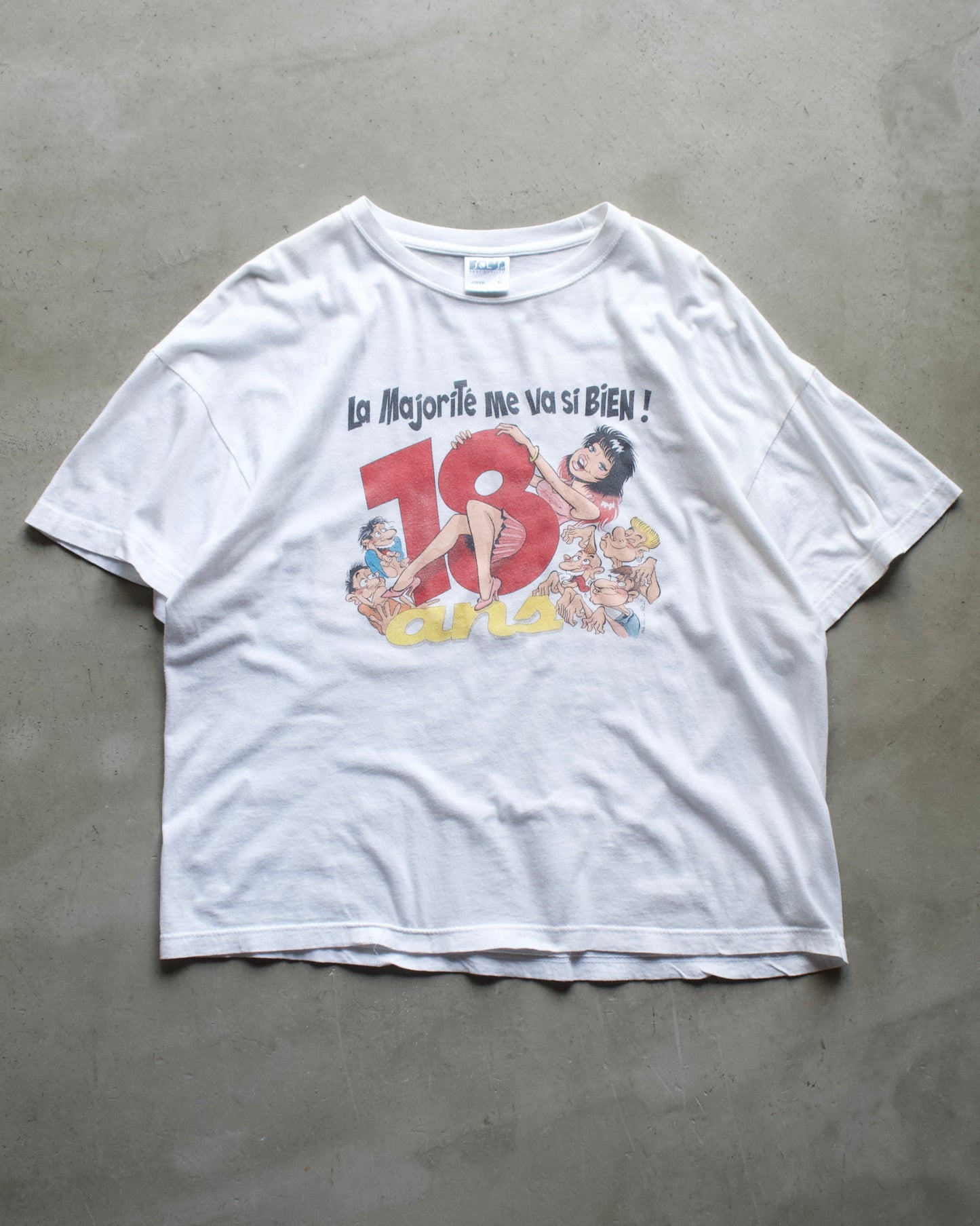 Erotic Euro Design Print Tee