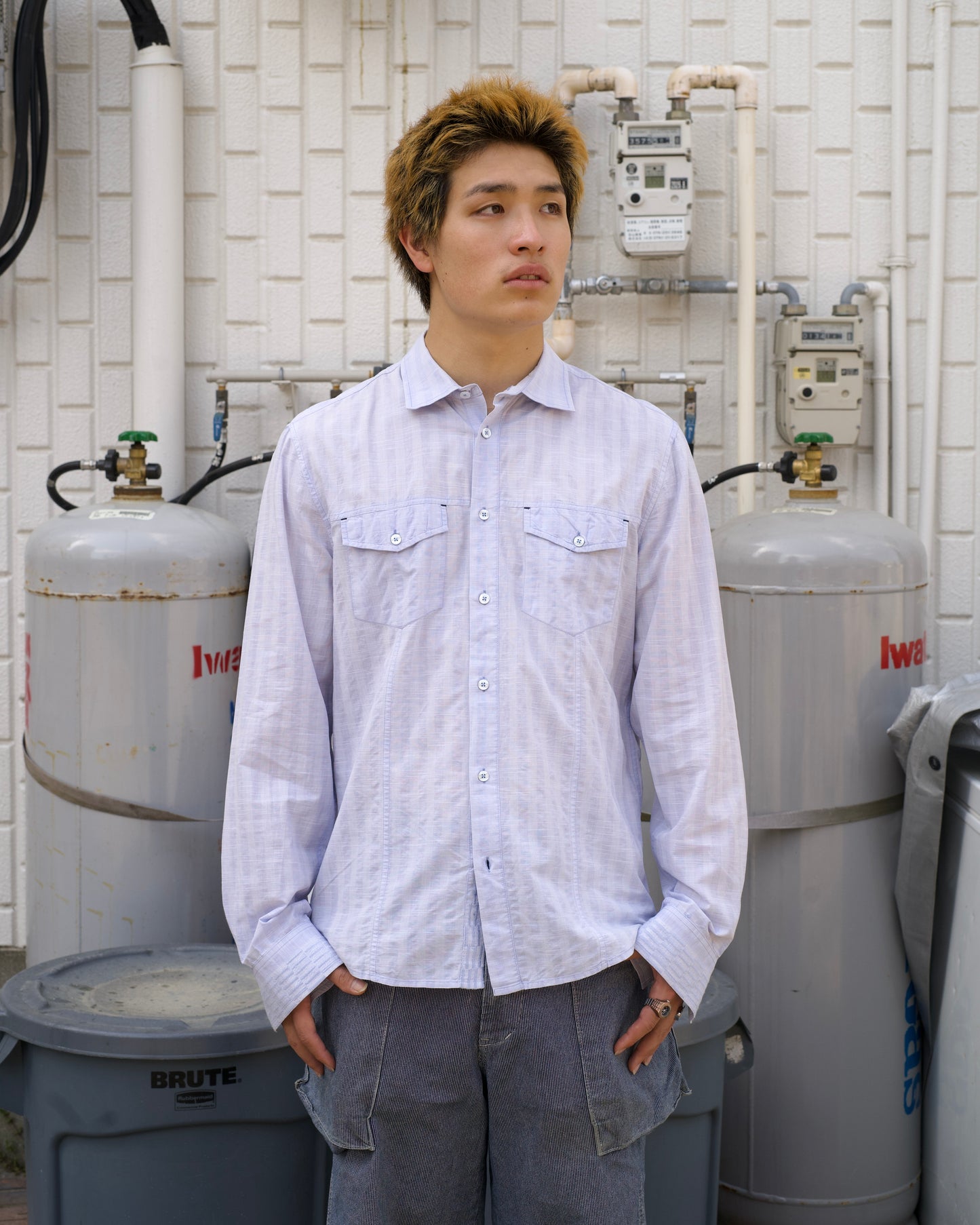 Armani Exchange thin cotton design shirts